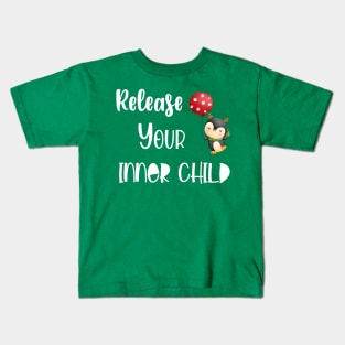 Release your inner child Kids T-Shirt